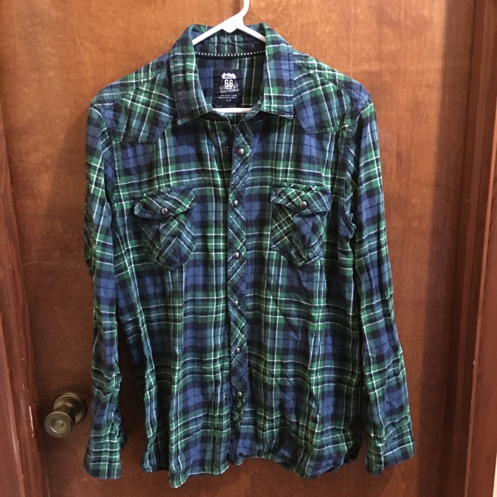 Flannel button up